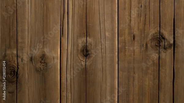 Fototapeta Close-up of Aged Wooden Surface with Unique Natural Grain Patterns and Textured Details