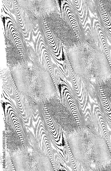 Obraz white fern background