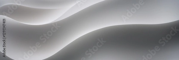 Fototapeta Abstract background with a gray color scheme. it has a wave-like shape that appears to be made up of multiple layers of different shades of gray.