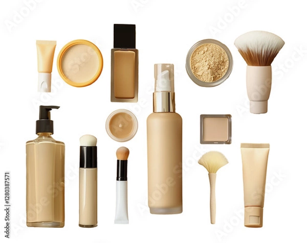 Fototapeta Make up setting , isolated