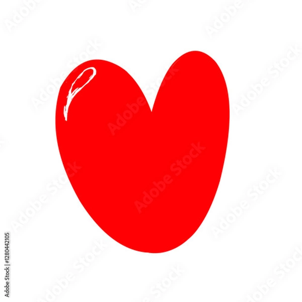 Obraz icon red heart