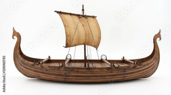 Obraz Viking Longship Model