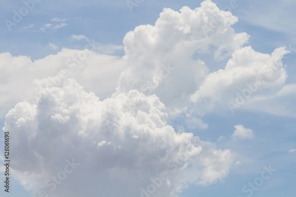 Fototapeta Clouds Form Phenomena / Abstract Clouds Form In The Air Of Natural Phenomena.