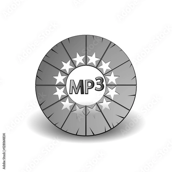 Obraz MP3 , icon vector