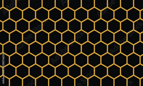 Obraz seamless honeycomb pattern