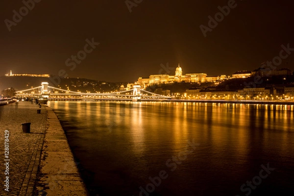 Obraz Budapest at night