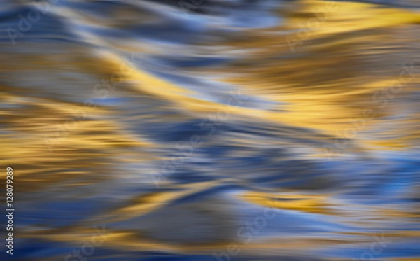 Fototapeta Abstract blurred water level
