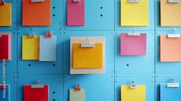 Fototapeta Autism research on improving executive function through task management. Featuring organization and focus