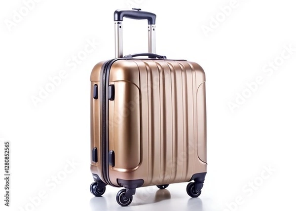 Obraz rolling suitcase isolated on a white background
