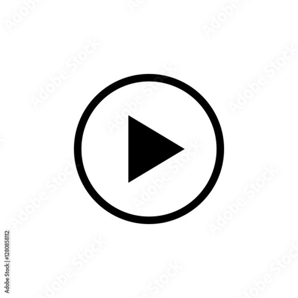 Fototapeta play button icon