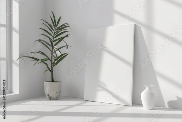 Fototapeta Captivating indoor plant arrangement modern space interior design bright environment artistic view