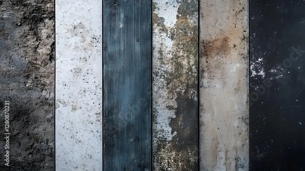 Fototapeta Pojjw 94734 create a captivating image featuring a variety of textures and colors on a vibrant wall with artistic design elements and patterns