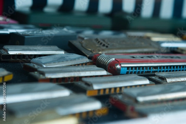 Fototapeta Blues Harps