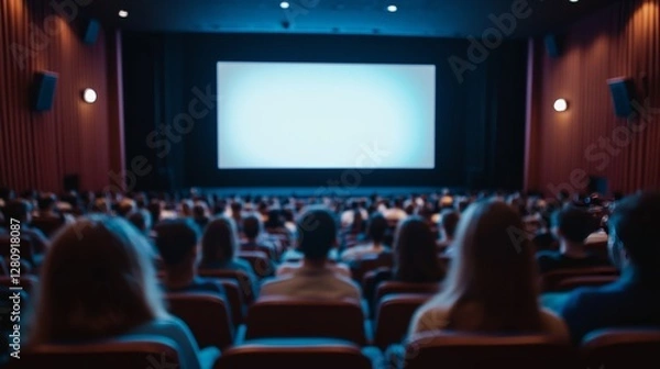 Fototapeta Autism research study being presented in a university auditorium. Featuring knowledge sharing and understanding