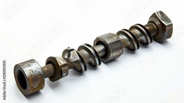 Fototapeta camshaft engine part closeup