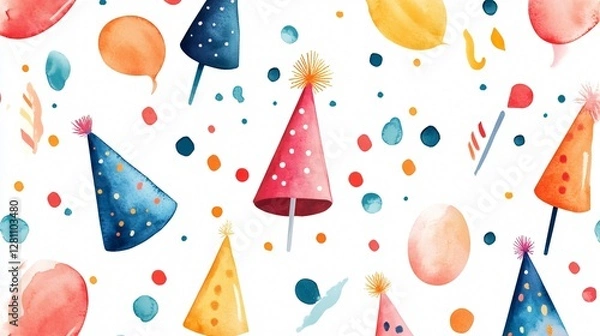 Obraz Watercolor Abstract Pattern Background for Design