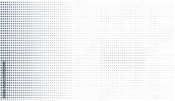 Fototapeta Graphic vector panorama, drafting paper sheet, regular dots grid background, web design template, geometric layout, blueprint pattern, engineering graph paper, creative workspace