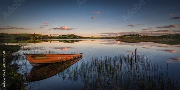 Obraz Sunset on the Lough
