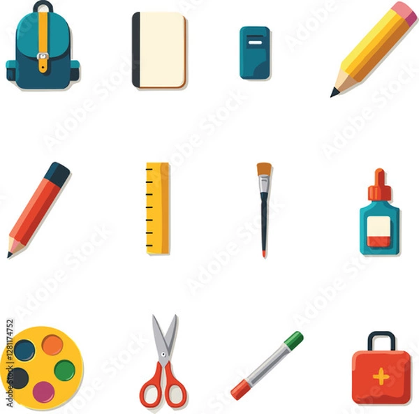 Obraz School Accessories Set 2