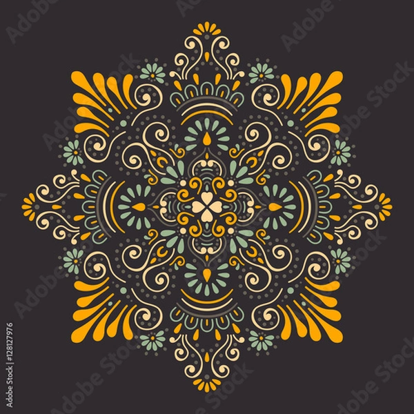 Fototapeta Vector indian Mandala