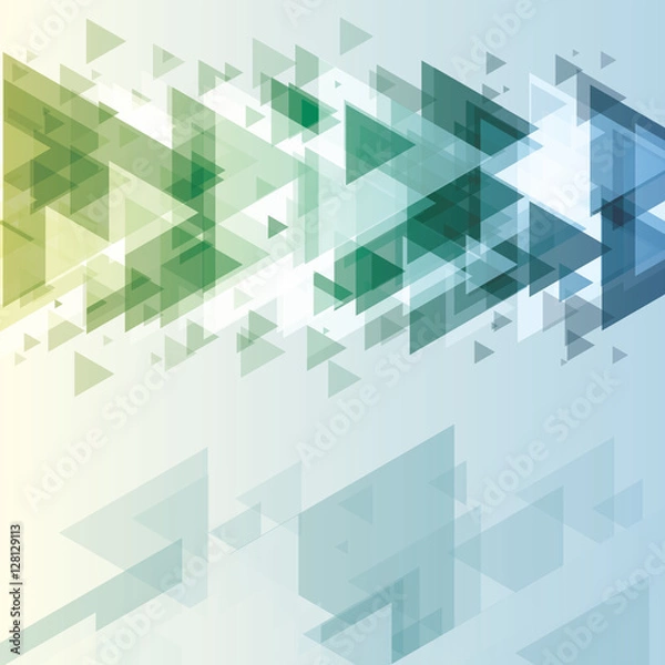 Fototapeta Abstract background play triangles