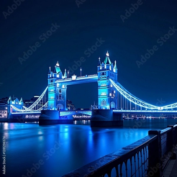 Obraz tower bridge at night