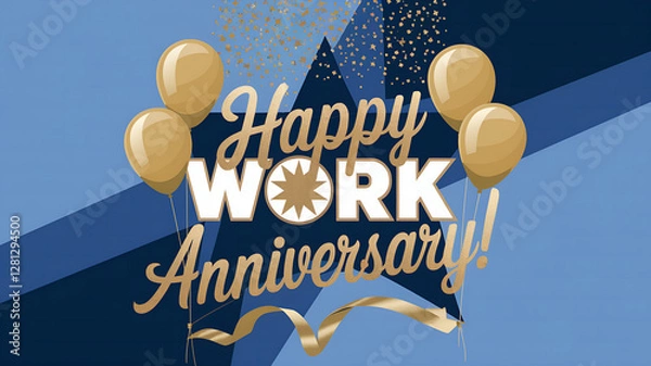 Obraz happy work anniversary