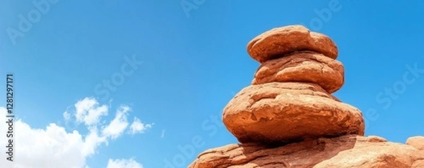 Obraz a rock in the mountains