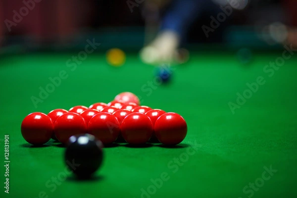 Obraz Ball and Snooker Player