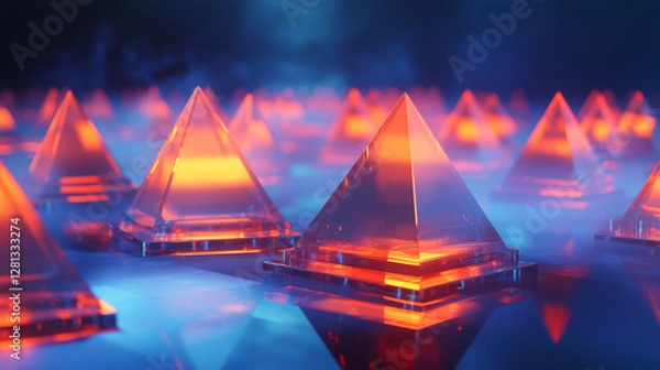 Obraz geometric abstract with unique designs