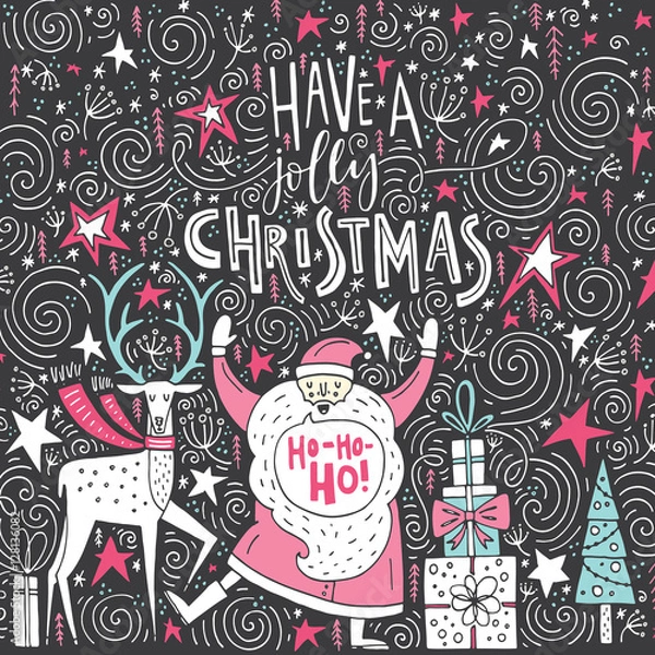 Fototapeta Unique Christmas Design