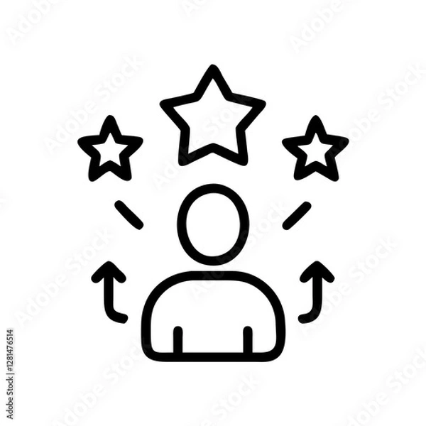 Fototapeta Development Personal Ability Icon
