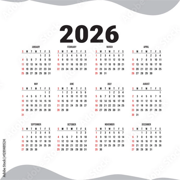Obraz 2026 calendar edited