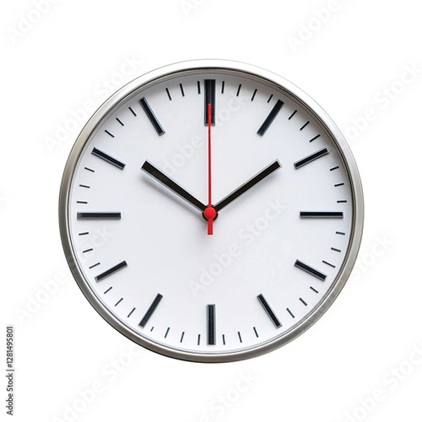 Obraz clock isolated on white background