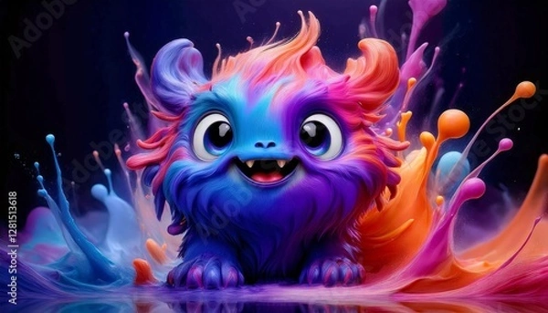 Obraz the alien in the night