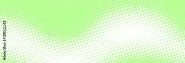 Fototapeta Light green on white pop art retro comic background with halftone dots design, vector illustration EPS10