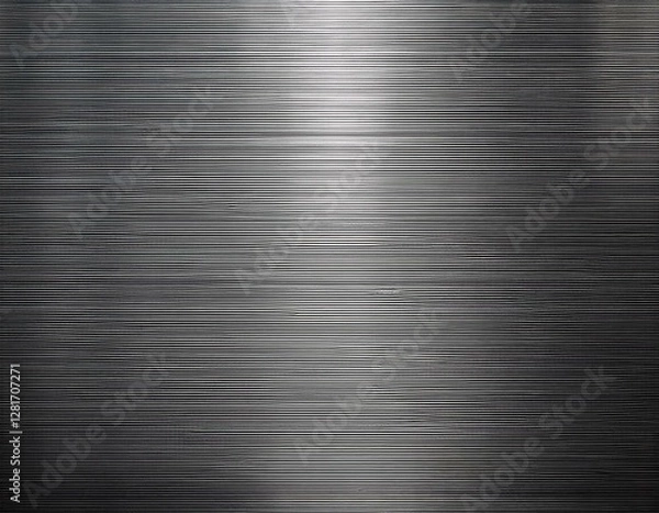 Fototapeta gunmetal gray metal background with subtle sheen brushed textures and soft lighting