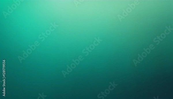 Fototapeta teal green gradient abstract background