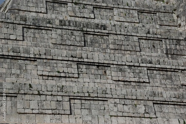Obraz Old Maya ruins closeup