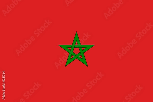 Obraz Flaga Maroka