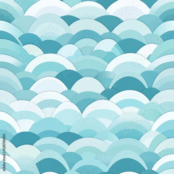 Obraz seamless pattern with waves
