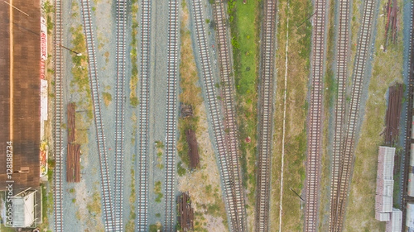 Fototapeta Train track