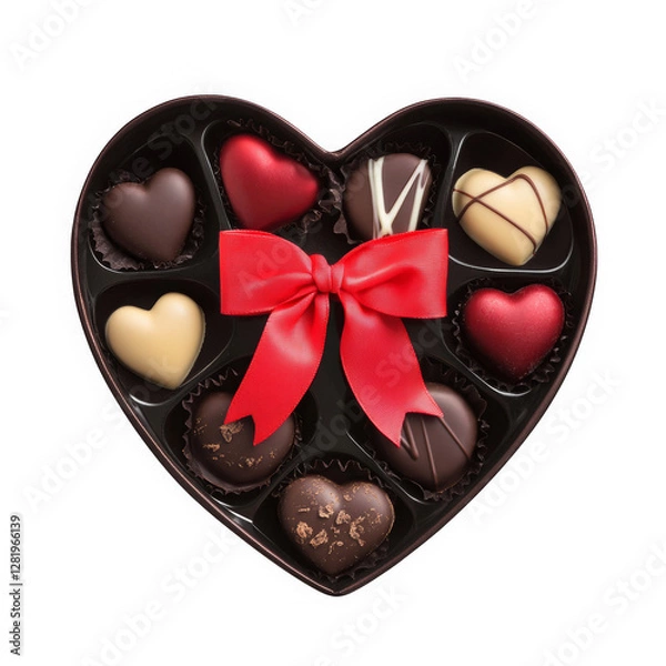Obraz heart shaped chocolates