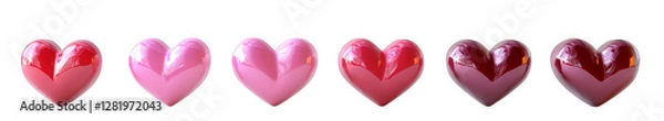 Obraz Gradient Heart Icons