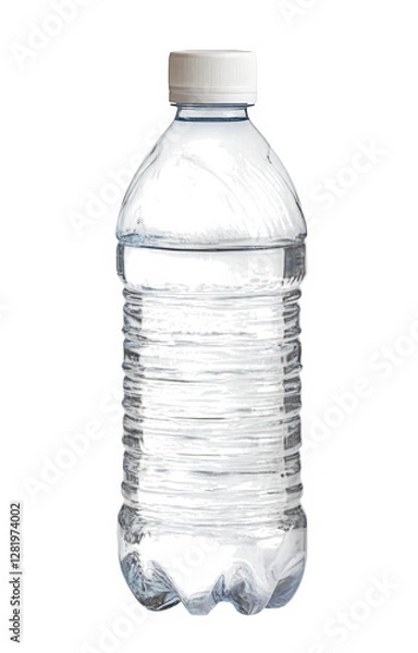 Obraz water bottle isolated on white