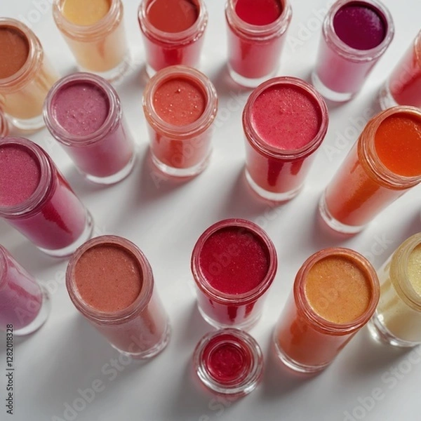 Obraz red and green paint