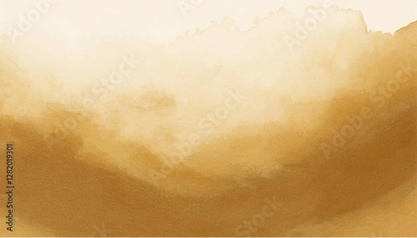 Fototapeta light brown watercolor background texture design abstract light brown watercolor painting background abstract panorama banner watercolor paint creative concept
