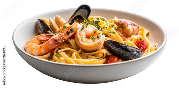 Obraz noodles with shrimp
