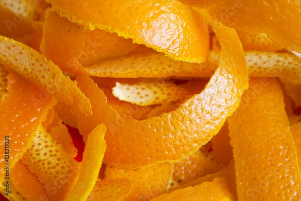 Fototapeta Orange peel - background