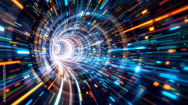 Fototapeta Hypersonic tunnel accelerator
